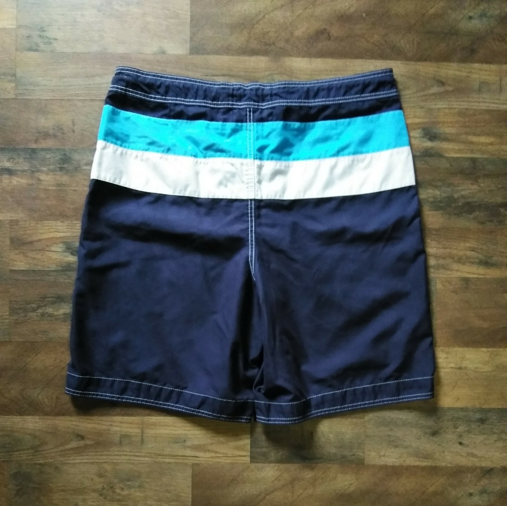 Hollister Blue Board Shorts Men's Size: XL - Picture 2 of 2